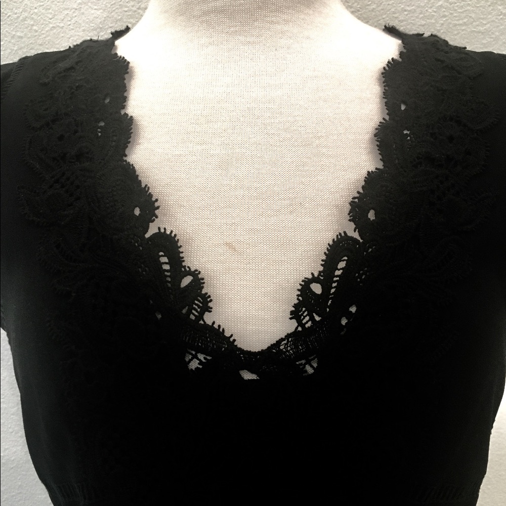 NWT Rebecca Taylor Black Lace Dress Size 6 & 10 - Picture 6 of 8